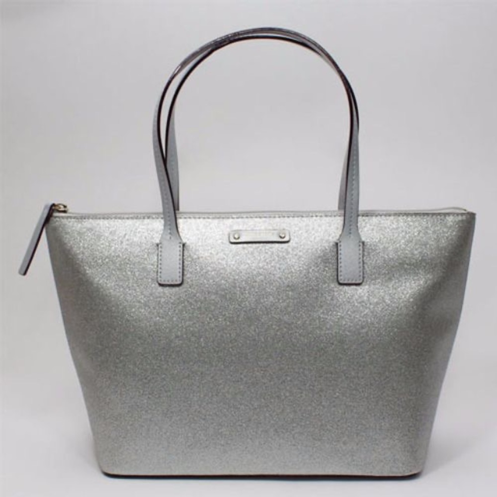 ♠️ KATE SPADE Hani Heaven Lan Silver Glitter